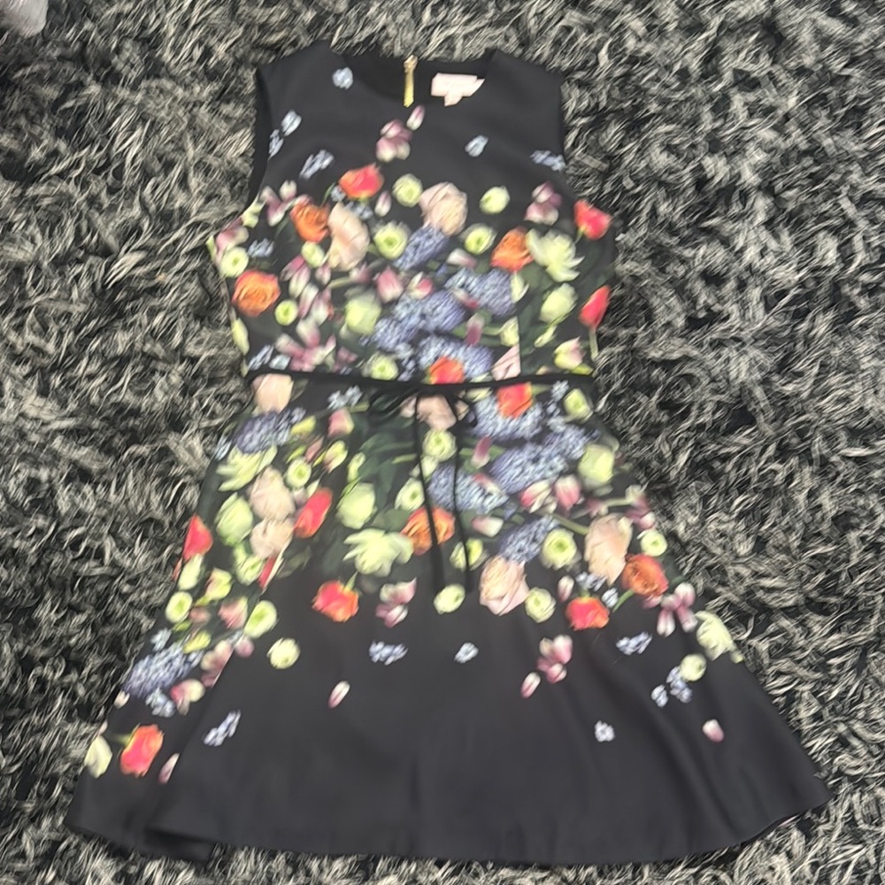 Ted Baker London Floral Dress - Black and Multicolor